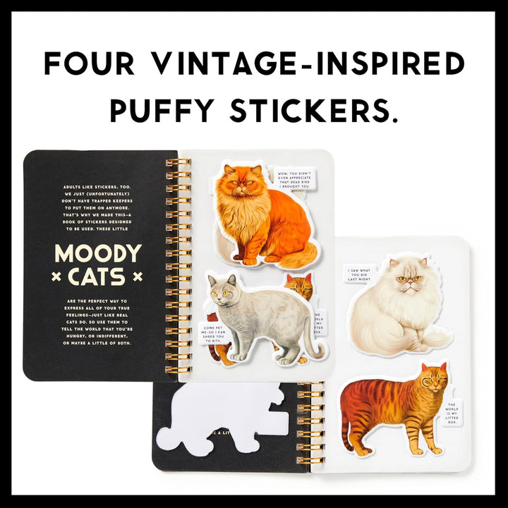 Moody Cats Sticker Book