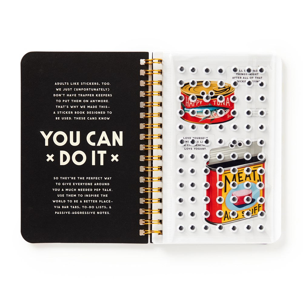 You Can Do It Googly Sticker Book