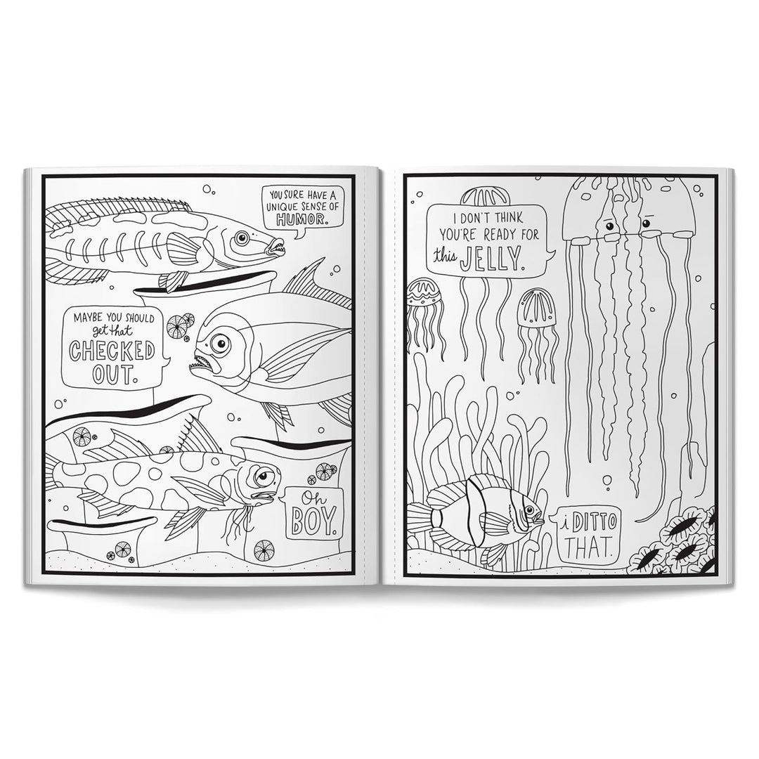 Judgy Fish Coloring Book