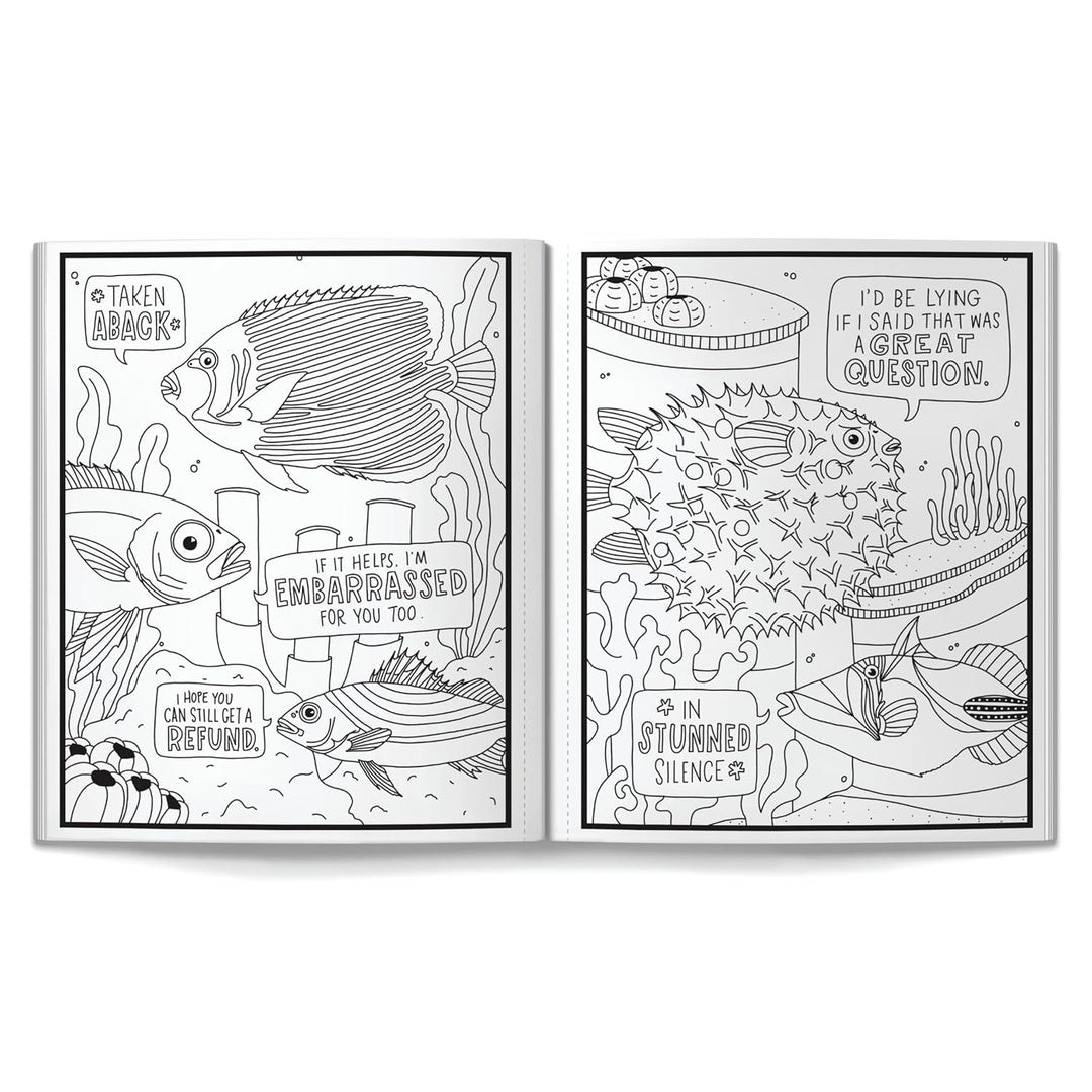 Judgy Fish Coloring Book
