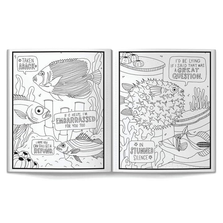 Judgy Fish Coloring Book