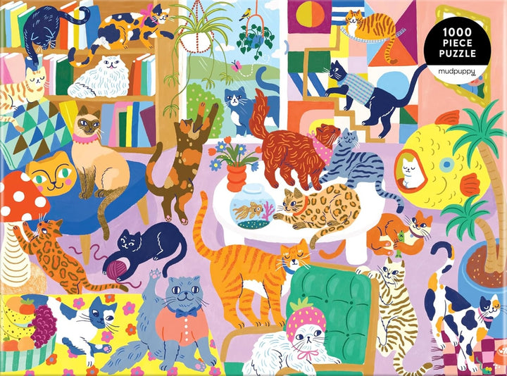 Cozy Cat Club – 1000 Piece Puzzle