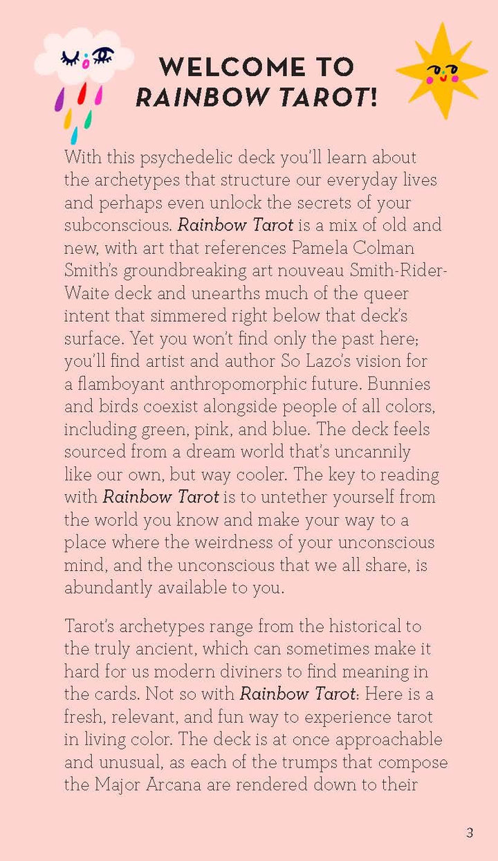 Rainbow Tarot - 78 Cards & Guidebook
