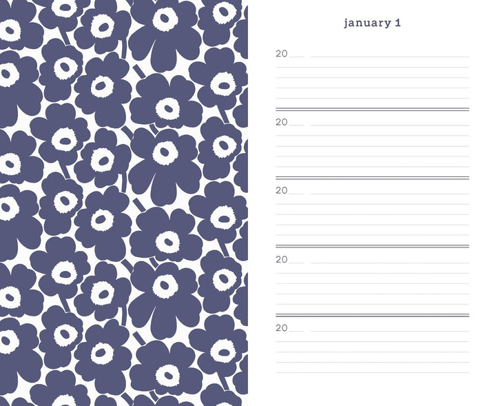 Marimekko One Line a Day (Blue Unikko)