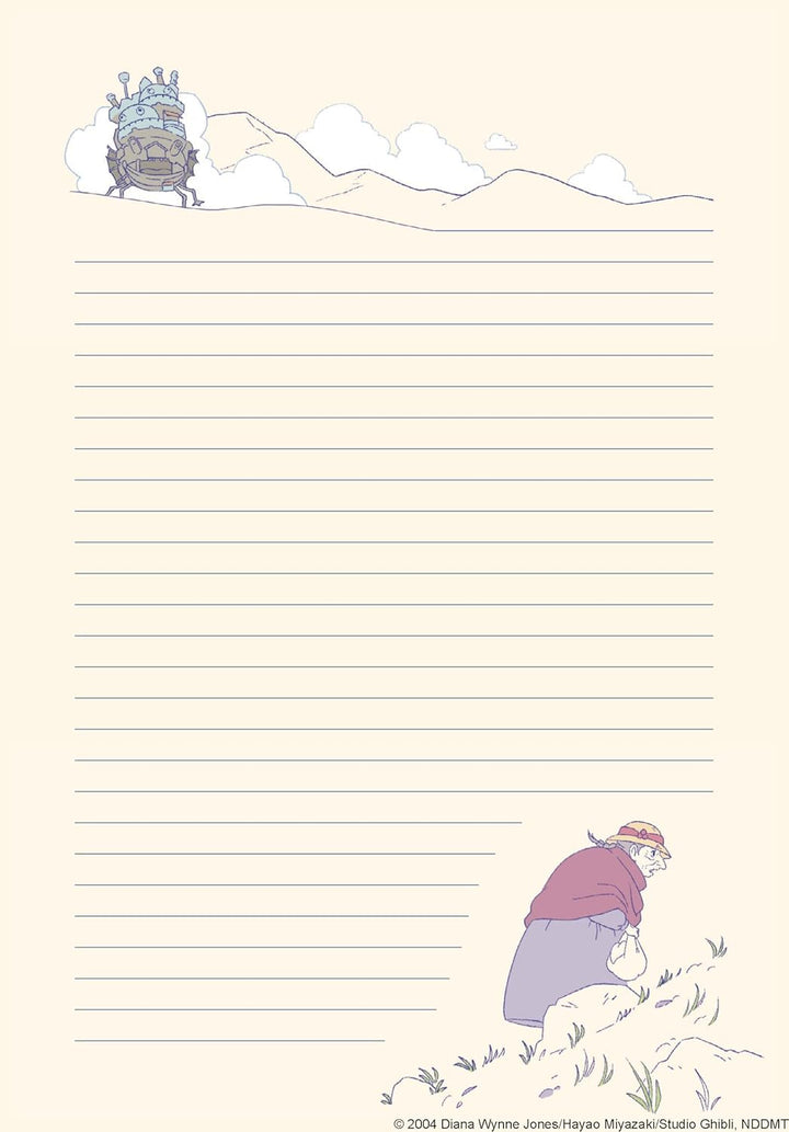 Howl's Moving Castle Stationery Set - Studio Ghibli