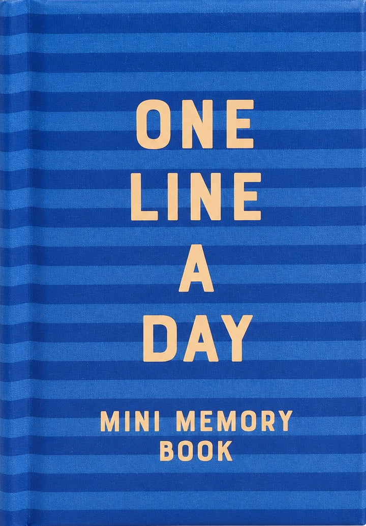 Navy Stripes Mini One Line a Day