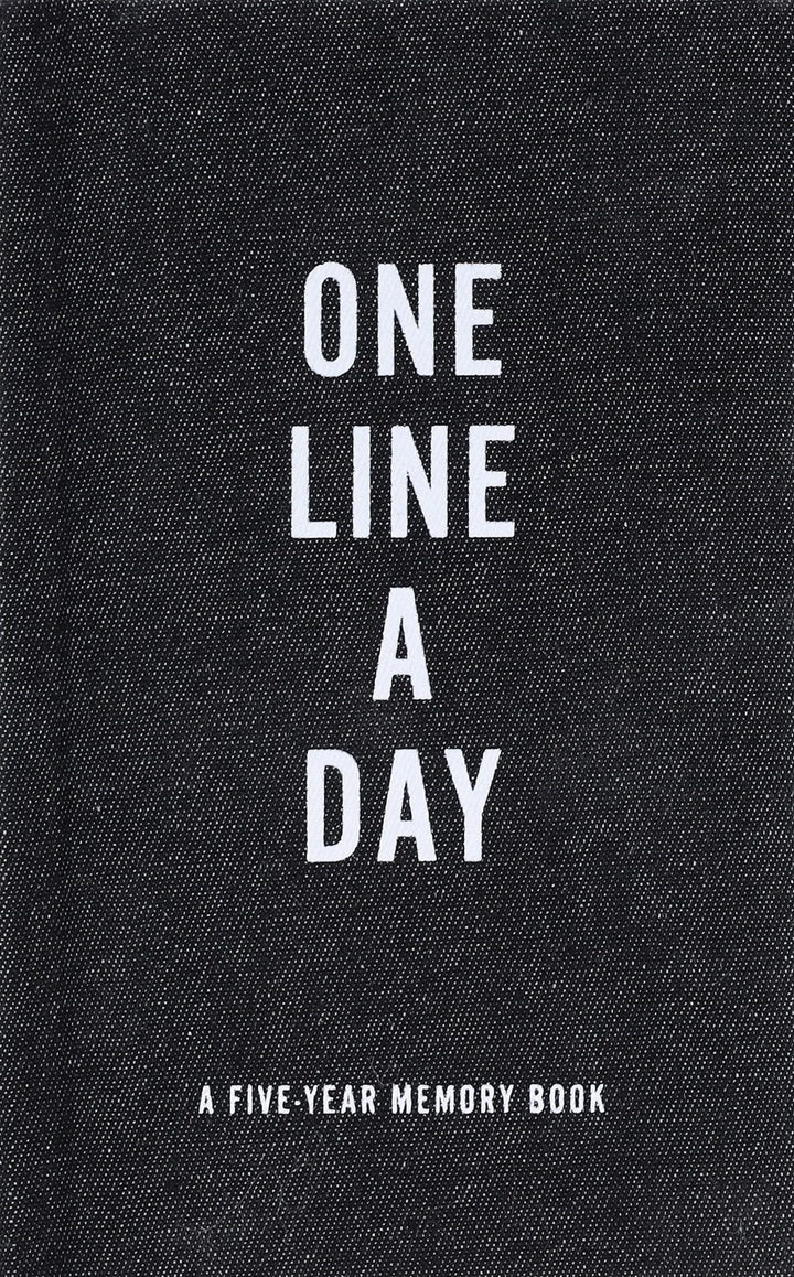 Black Canvas One Line a Day