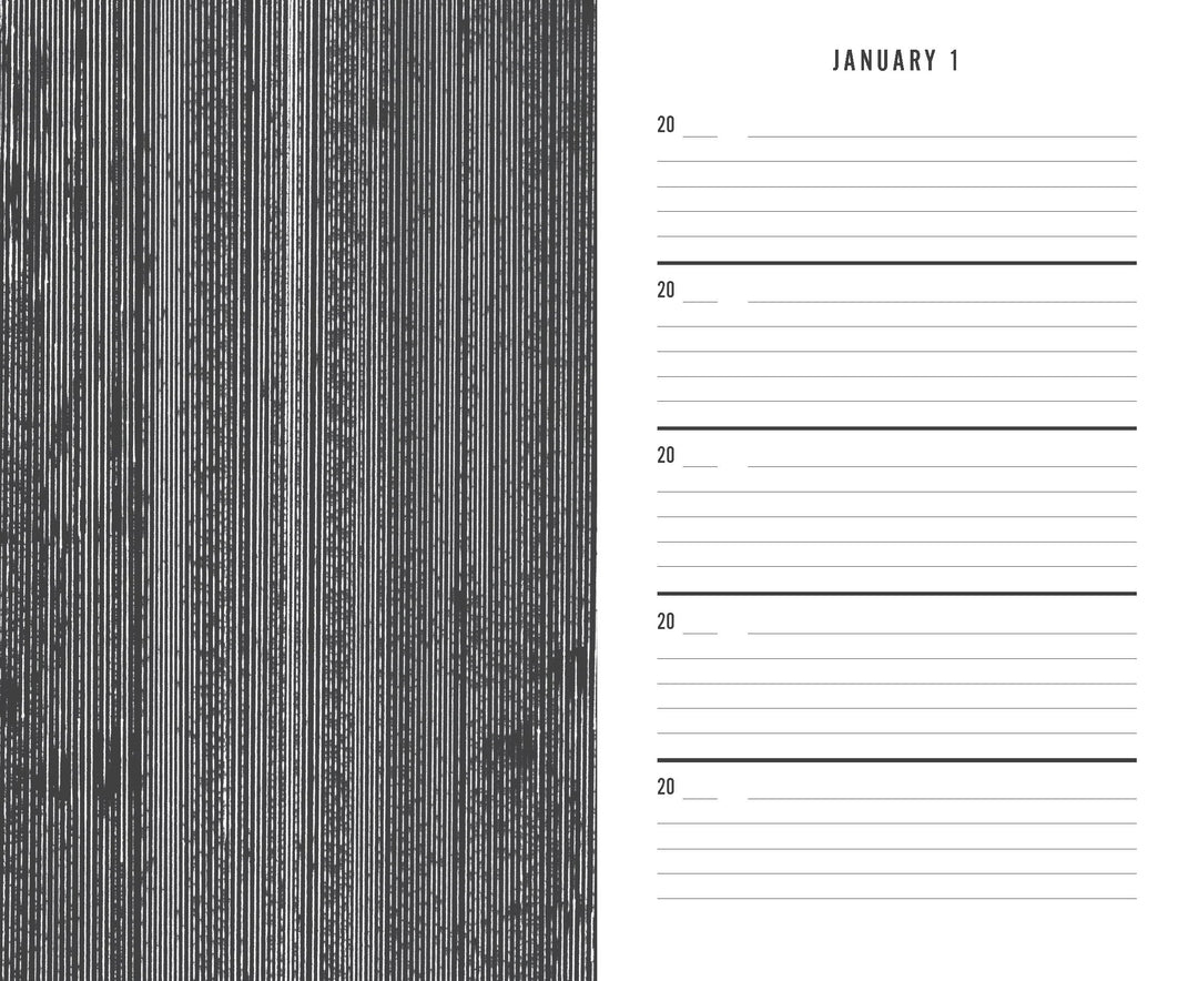 Black Canvas One Line a Day