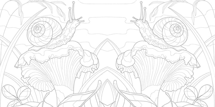 Magic Mushrooms Colouring Book