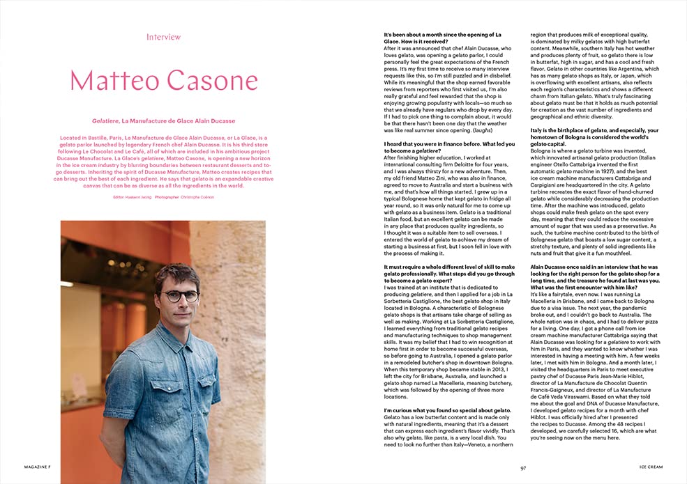 Magazine F Issue 17 ICE CREAM