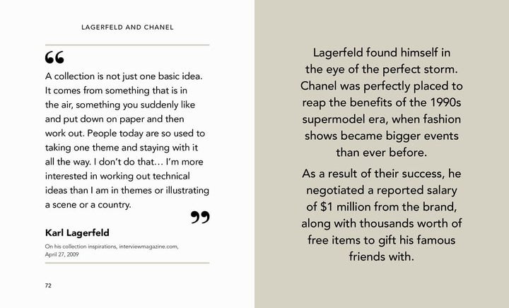 The Little Guide to Karl Lagerfeld