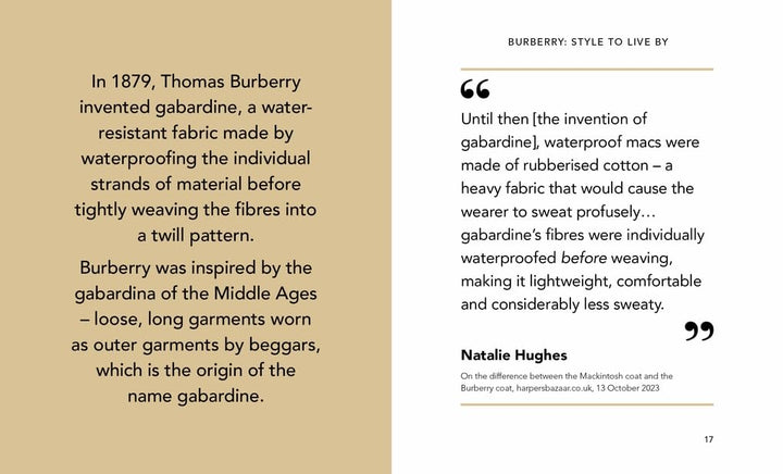 The Little Guide to Burberry