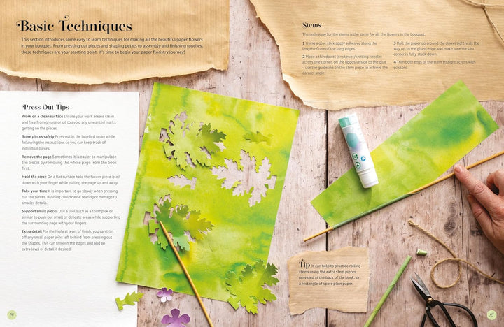 The Bouquet in a Book