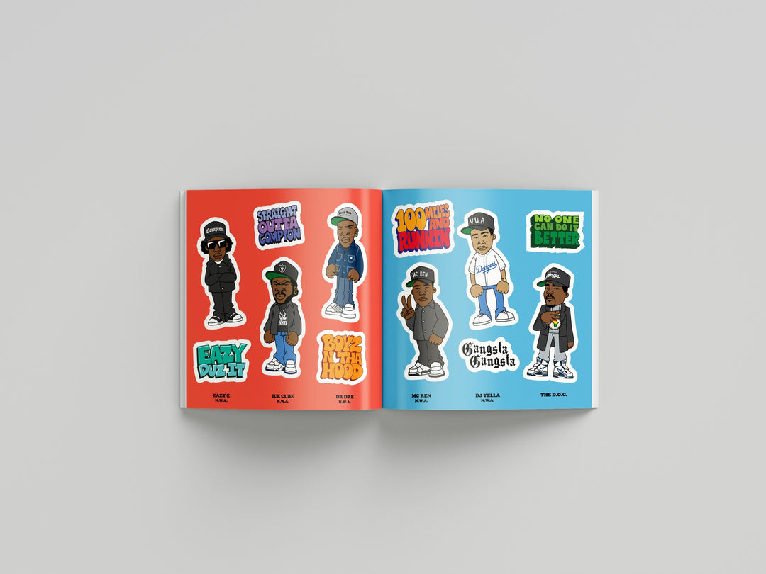 Hiphop Sticker Book
