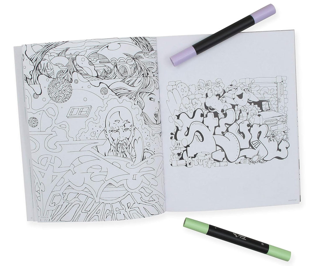 Graffiti Style Coloring Book