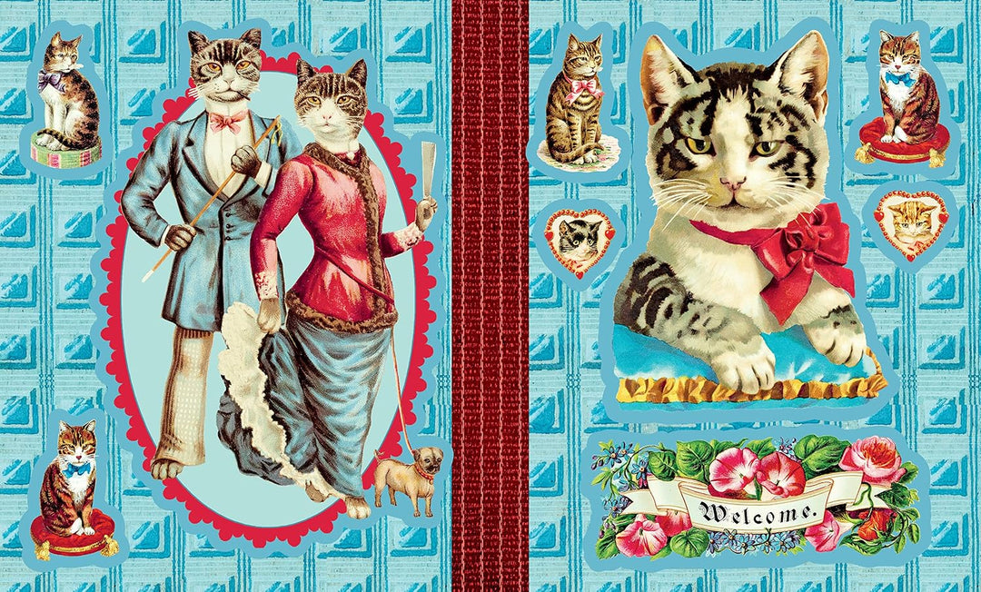 Victoriana Cats Sticker Book