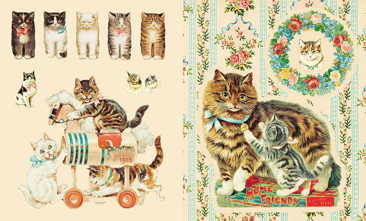 Victoriana Cats Sticker Book