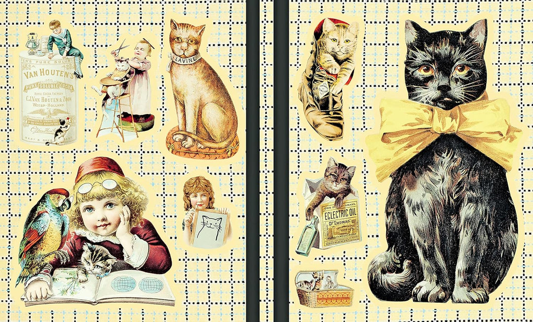 Victoriana Cats Sticker Book