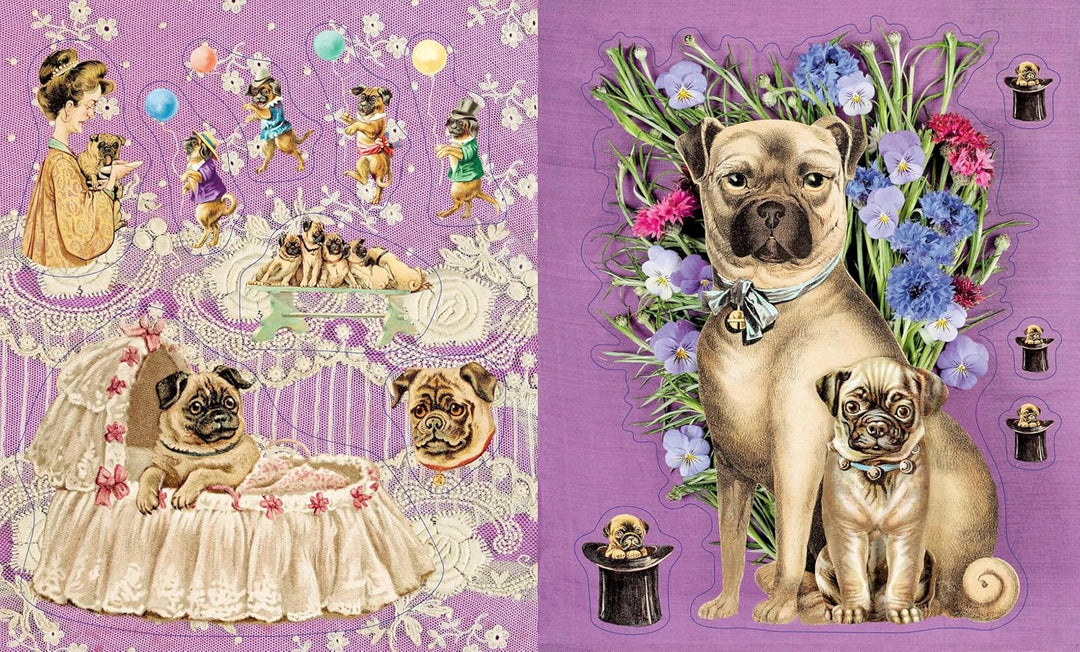 Victoriana Dog Sticker Book