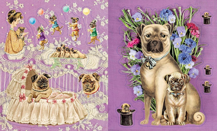 Victoriana Dog Sticker Book