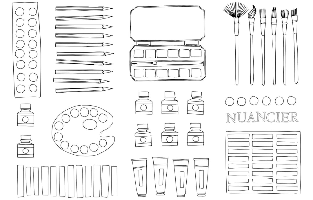 Fleurs Coloriages - Zoé de Las Cases - French