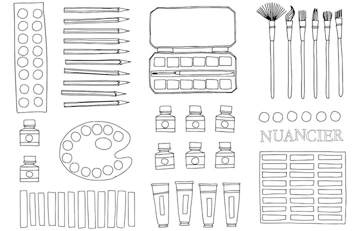 Fleurs Coloriages - Zoé de Las Cases - French