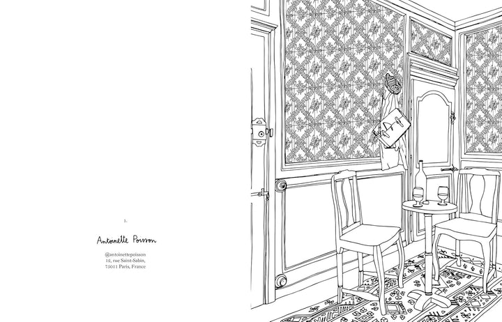 Intérieurs Coloriages - Zoé de Las Cases - French