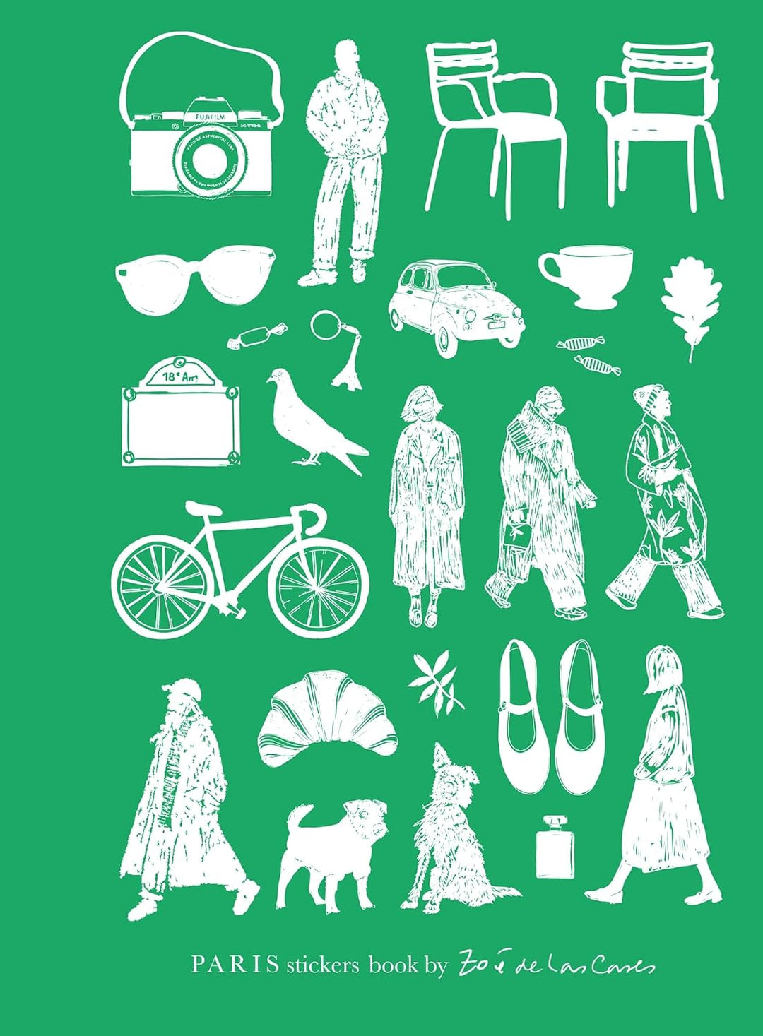 Paris Stickers Book - Zoé de Las Cases - French