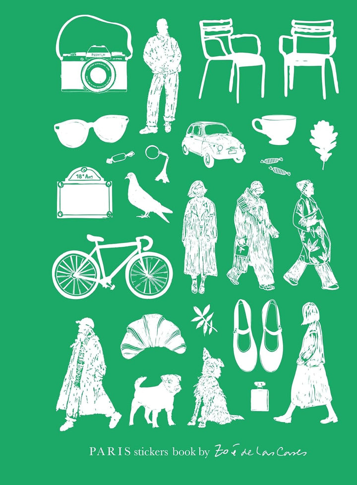 Paris Stickers Book - Zoé de Las Cases - French