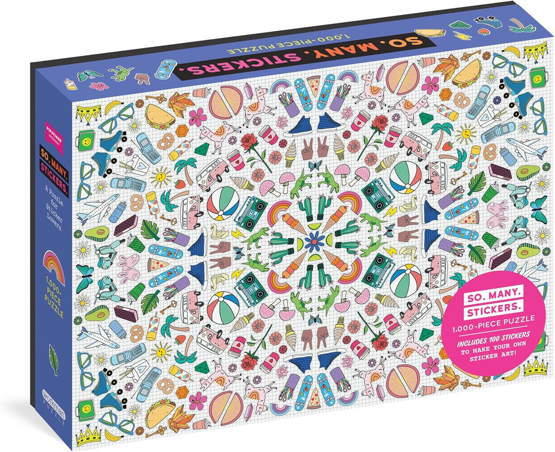So. Many. Stickers. 1,000-Piece Puzzle