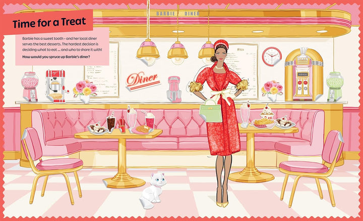 Barbie - Dress-Up Sticker Book