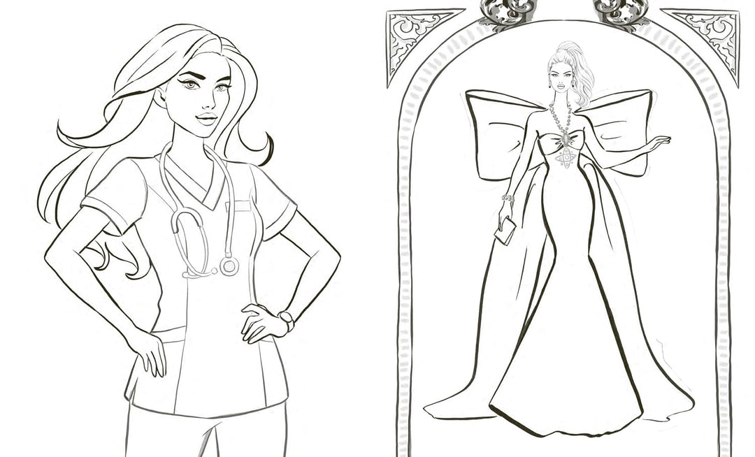 Barbie - Luxe Colouring