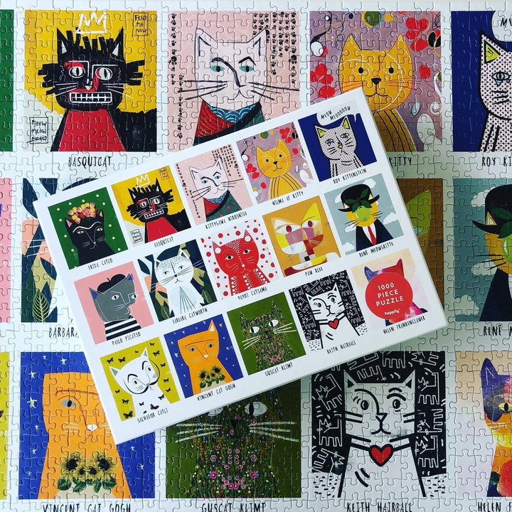 Art Cats - 1000 Piece Jigsaw Puzzle