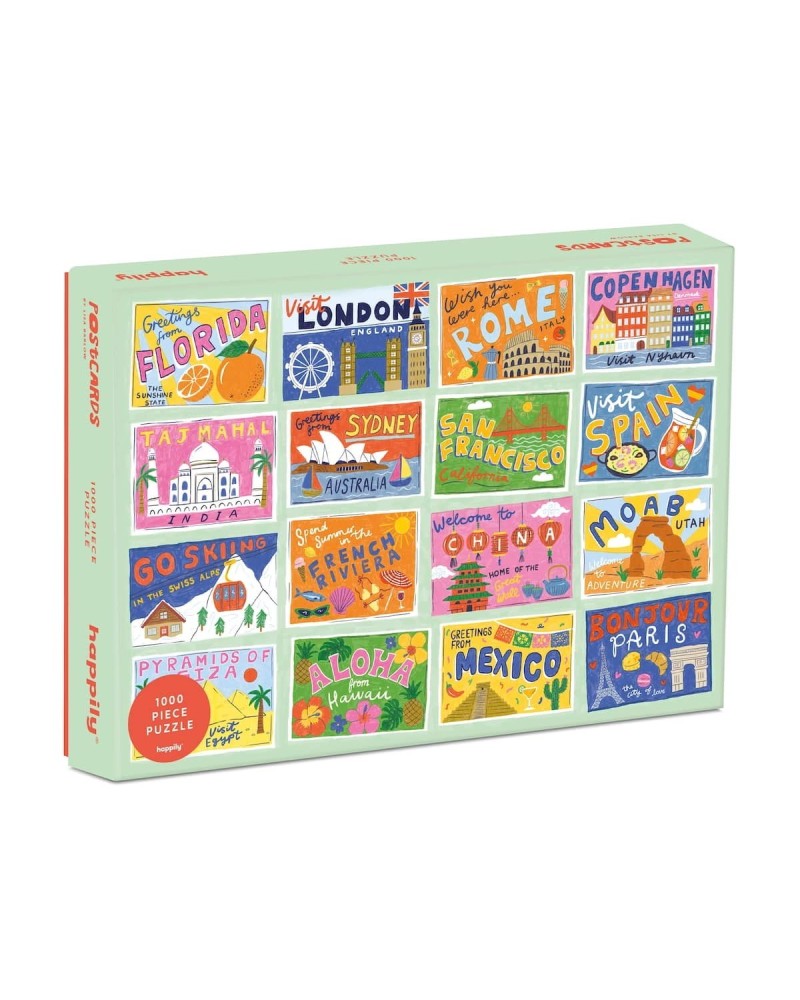 Postcards - 1000 Piece Jigsaw Puzzle
