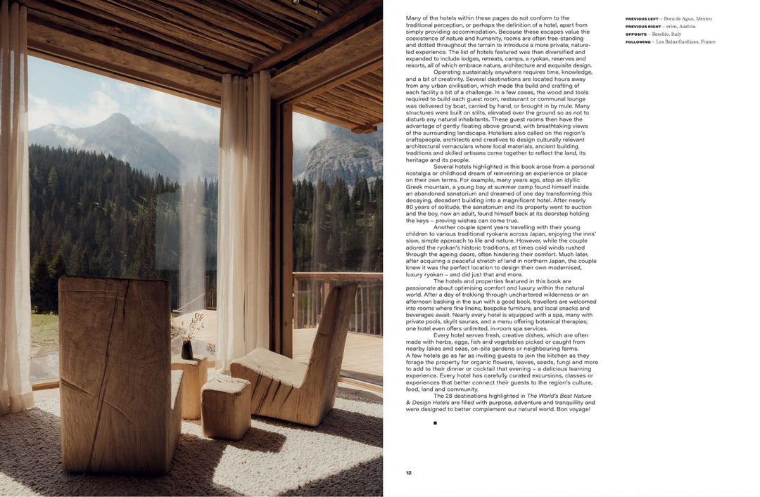 The World’s Best Nature & Design Hotels