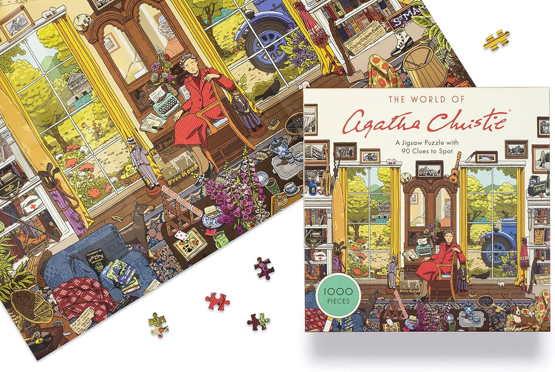 The World of Agatha Christie: 1000 Piece Jigsaw