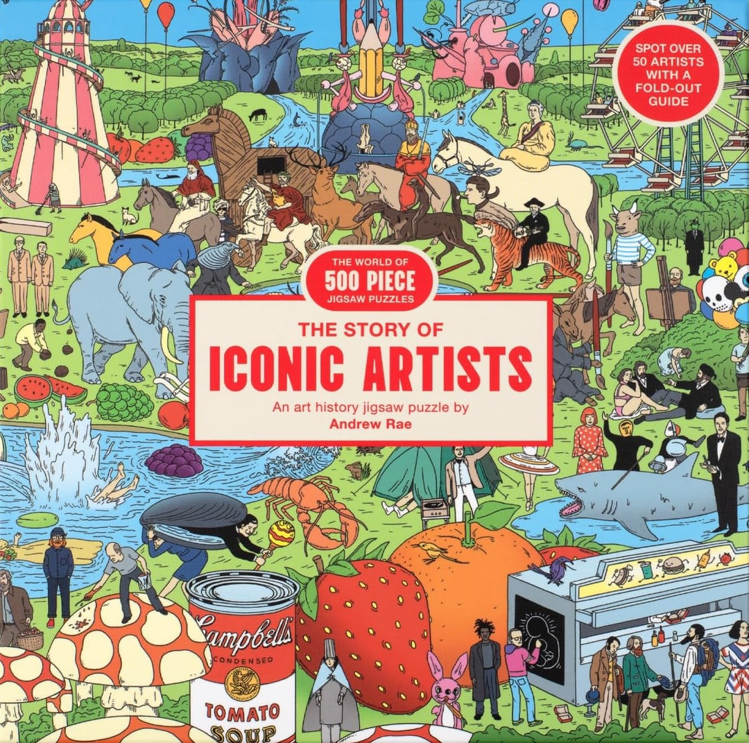 The Story of Iconic Artists - 500 Piece Puzzle