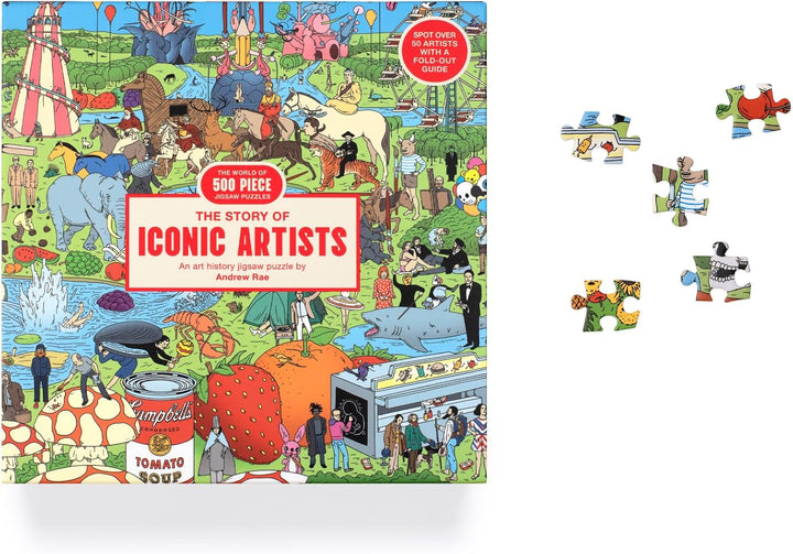 The Story of Iconic Artists - 500 Piece Puzzle