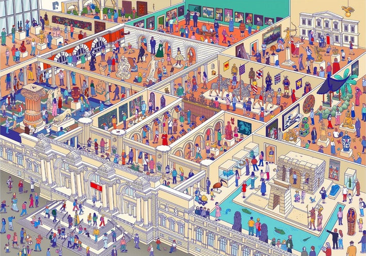 The World of the Museum - 1000 Piece Puzzle