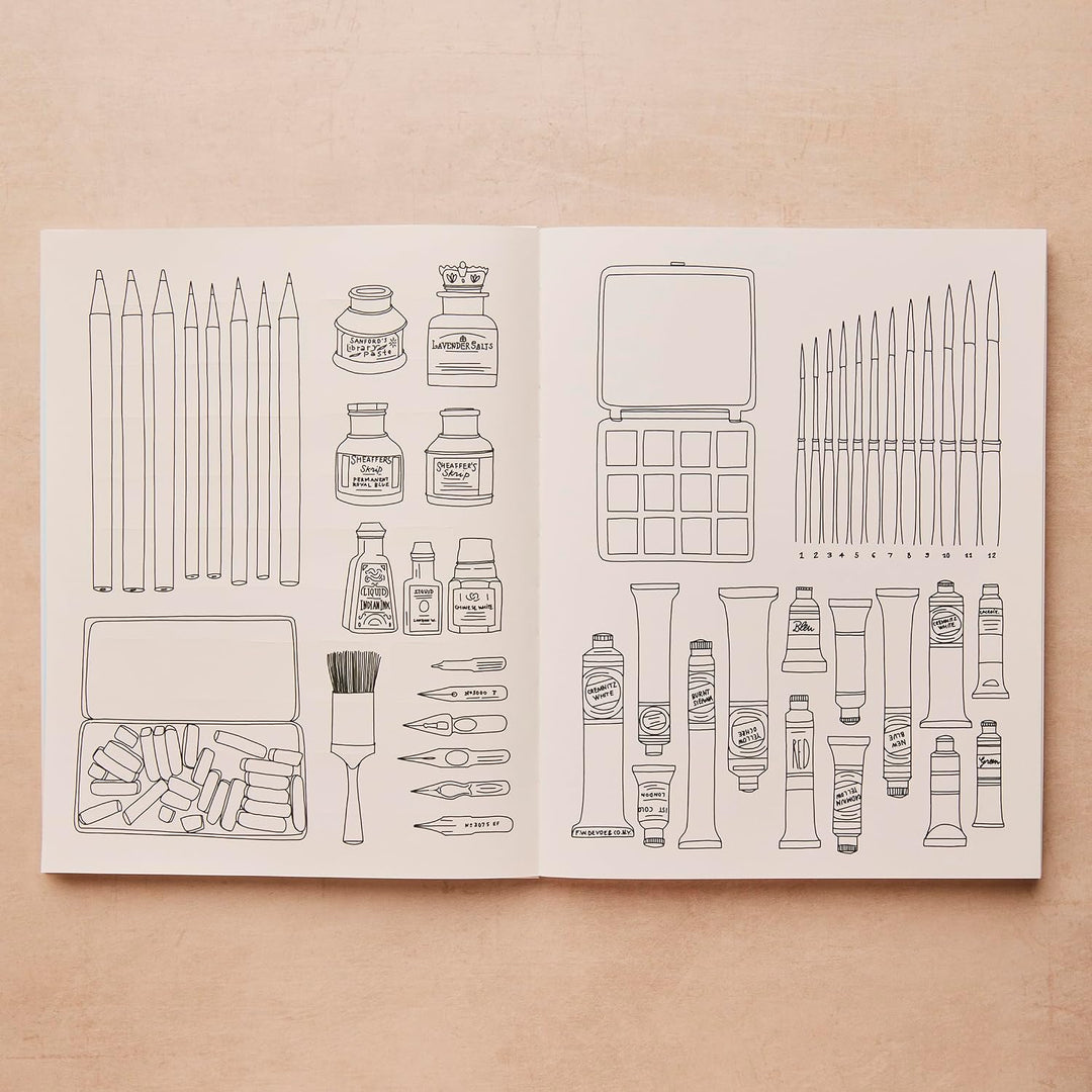 Paris - Colouring and stickers by Zoé de Las Cases