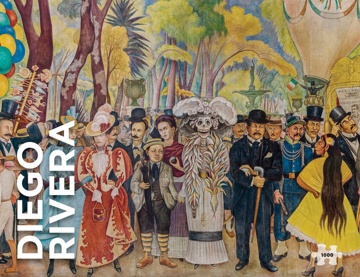 Diego Rivera: Dream of a Sunday Afternoon in Alameda Park 1000 Piece Puzzle