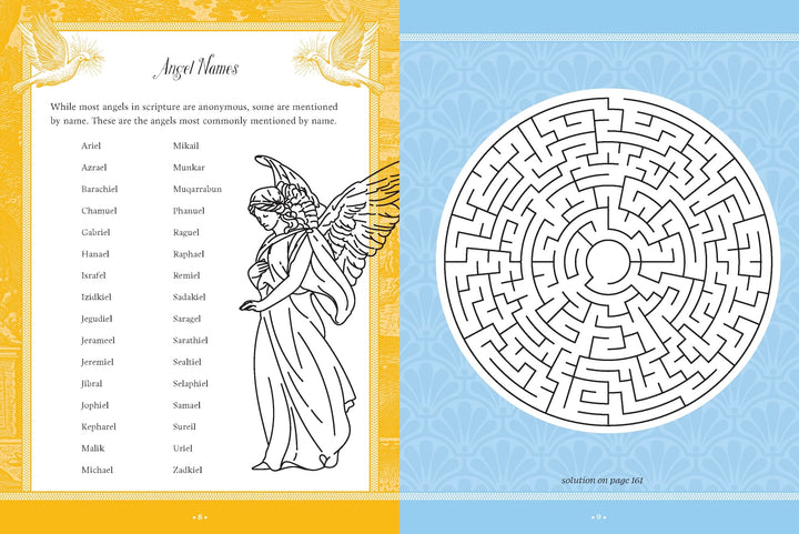 Angels, Faith & Prayers Sticker, Color & Activity Book: Over 500 Unique Stickers