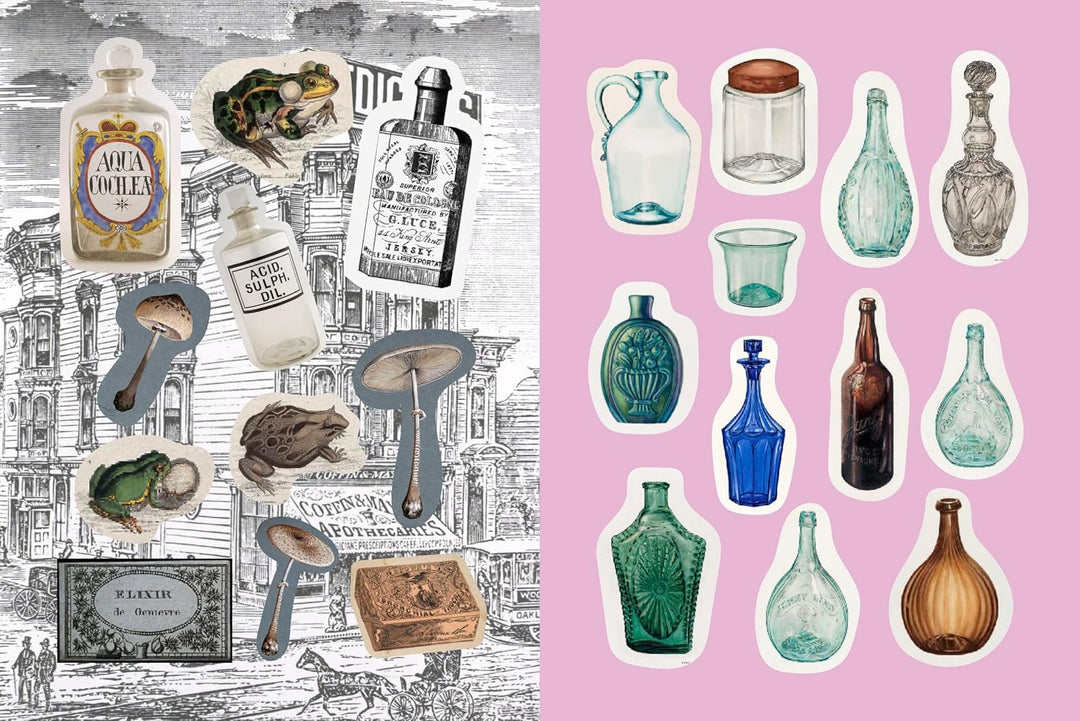 Apothecaries. Remedies & Rarities Sticker. Color & Activity Book