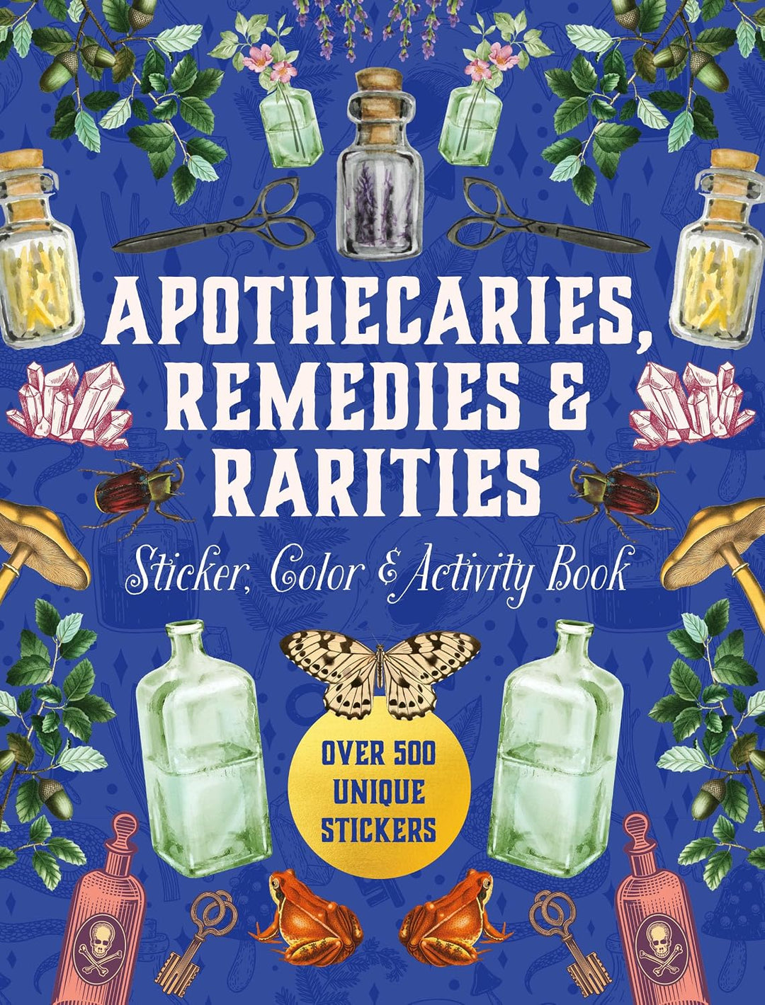 Apothecaries. Remedies & Rarities Sticker. Color & Activity Book