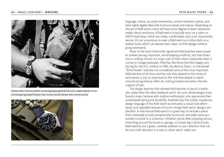 Small Luxuries - Watches