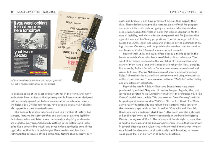 Small Luxuries - Watches