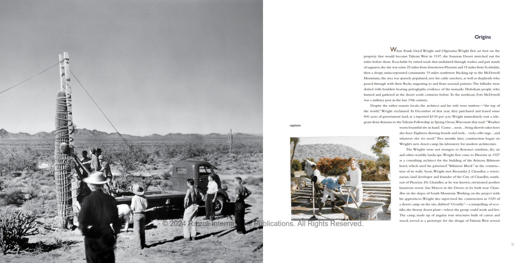 Taliesin West. At Home with Frank Lloyd Wright