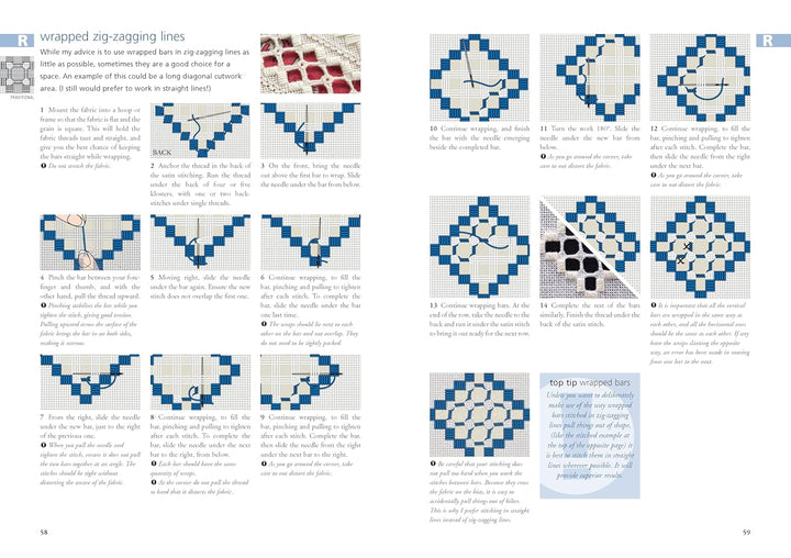 Hardanger Filling Stitches