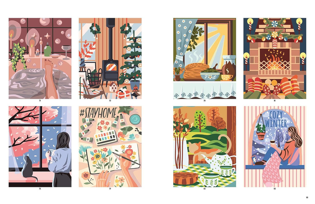 Color by Numbers - Cozy Home