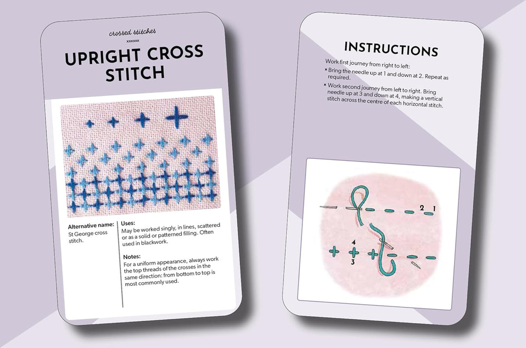 The Essential Embroidery Stitches Card Deck